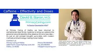 caffeine - Efficacy and doses
