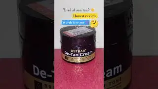 De-Tan Cream That ACTUALLY Works? 😱 Ustraa De Tan Cream Review #skincare #dullskin #shorts #ytviral