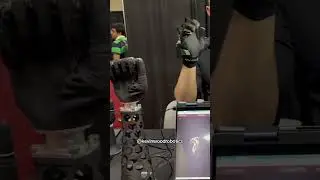 Glove Controlled Robotic Hand #icra2025 #humanoidrobot #robotics #robot