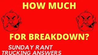 Low level layover | Sunday Rant | Trucking Answers