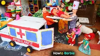 Barbie Doll All Day Routine In Indian Village / Radha ki kahani / Barbie doll bedtime story