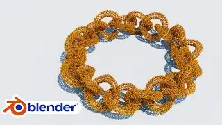 blender 4.1 - Bracelet modelling tutorial in blender