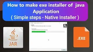 Convert java project into exe file - convert java project to exe | java to exe | jar to exe Netbeans