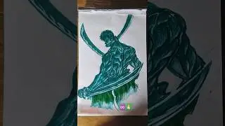 Speed Drawing Zoro | One Piece in 60 Seconds!