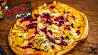 FLAMMKUCHEN maken op de KAMADO JOE | Ik BBQ voor jou | Recept