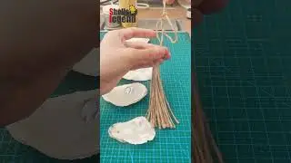 DIY Oyster Shell Wind Chime Easy Craft Tutorial!  #diy  #oystershell  #shellideas