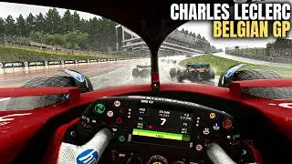 F1 25 Ultra Realistic Cockpit Gameplay &ndash; Charles Leclerc&rsquo;s Ferrari SF25 | 2025 Belgian GP Race