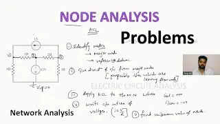 Node analysis-1 #nodalanalysis #nodeanalysis #networkanalysis #circuitanalysis #importantquestions