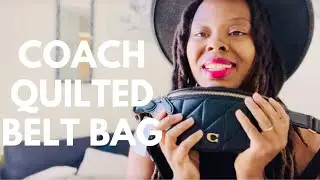 COACH ESSENTIAL BELT BAG WITH PILLOW QUILTING | FANGIRL REVIEW + WHAT FITS + LULULEMON  BELT BAG 2L