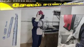 Salemla sand blastingah😍|namma cat silencerah idhu🔥|Sand blasting project started💥|Back to open cat✨