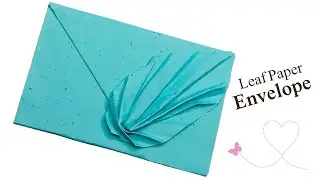 🌿 How to Make an Origami Leaf Envelope | Easy Paper Craft Tutorial 🌿 Crafts & Canvas Tutorial 🌿