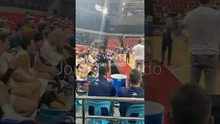 BOSS ERIC NANAS AT BEAU BELGA SA RAIN OR SHINE BENCH #pba
