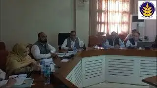 The Agriculture University Peshawar I F&PC Meeting