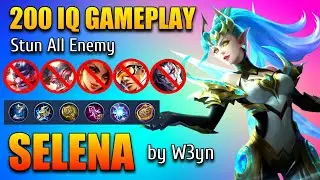 🔴 200 IQ GAMEPLAY, SELENA BEST BUILD 2020 - MOBILE LEGENDS