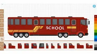 The Big School Bus Build Challenge in Labo Construction Truck