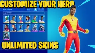 Streamers React To CUSTOMIZE YOUR HERO Skin (14.10 Fortnite Update)