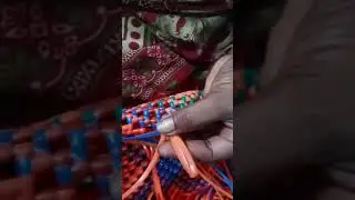 how to make a cross wire bag
