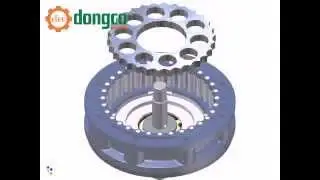 Lắp ráp hộp giảm tốc cycloidal drive Sumitomo