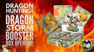 Dragon Hunters! Japanese Pokemon Dragon Storm Booster Box Card Opening!