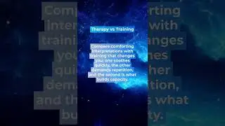 ACT4_15 &mdash; Therapy vs Training