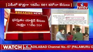 18,561 Corona Cases In AP | AP Corona Update | hmtv News