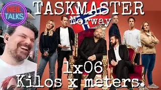 Taskmaster Norway (Kongen Befaler) 1x06 - Reaction - Lawn Furniture, Heavy Throwing, Make Kids Laugh