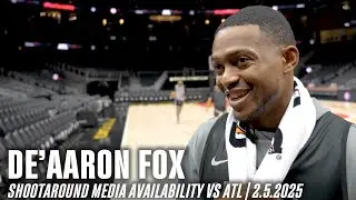 De'Aaron Fox FIRST Shootaround With the San Antonio Spurs | 2.5.2025