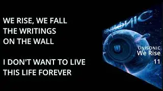 UNISONIC WE RISE standing Lyrics UNISONIC 2012