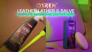 OSREN's Luminous Leather Lather and Leather Salve removes - 皮革清潔劑 + 皮革保護霜