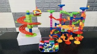 Satisfying Marble Race Run ASMR (Big and Small Marble Edition)