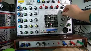 Super rare EMS Random Voltage Generator playing EMS Synthi AKS from 1973