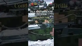 PLA Amphibious Troops Conduct Tactic Drills
