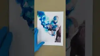 'Drift' Hand-Embellished Print Process
