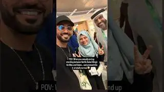 Netflix Dubai Bling&rsquo;s DJ Bliss & Salem.. pretend this is totally normal😂 #shorts #1billionsummit