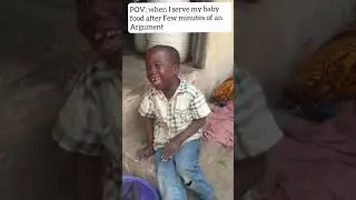When I served my baby after few minute of an argument #highlights @JANEMENA #everyone #viralvideo
