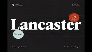 Ywft Lancaster Font Download