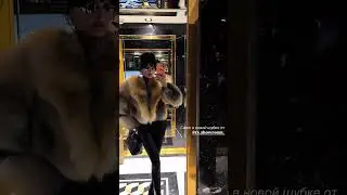 Nita Kuzmina golden fox fur coat