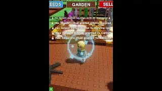 Hex Serpent Channels Hex Magic in Roblox Grow a Garden #growagarden #roblox