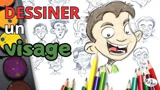 Tuto d&eacute;butant - Comment dessiner un visage facilement ? Astuces pour faire un portrait