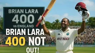 Brian Lara 400 Not Out 🏏 |World Record Test Score vs England | Cricket Legend | Full Highlights [HD]