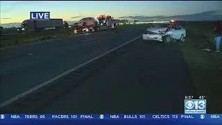 SB I-5 Traffic Near Elk Grove Slow After Crash