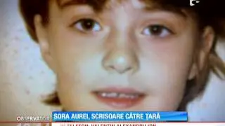 Sora Aurei Ion a transmis un mesaj manifest pentru România