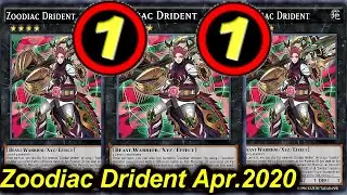 【YGOPRO】ZOODIAC DRIDENT DECK Apr.2020 - NEW TCG BANLIST!!