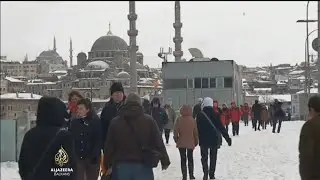 Snježne padavine u Istanbulu