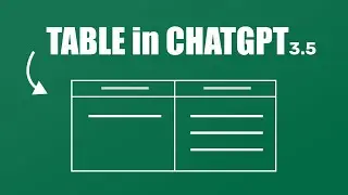 How to create a table with data in ChatGPT 3.5 then paste it in MS WORD 2024 Tutorial #chatgpt
