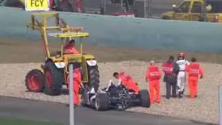 Bruni and Imperatori Big Crash @ 2014 WEC Shanghai