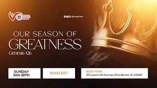 Sunday Celebration Service | Our Season of Greatness - Gen 1:26-28 | Pastor Moses Oje | 01/25/2026