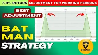 Batman Strategy Best Adjustment | Option selling strategies || No 1 Zero loss For Working People