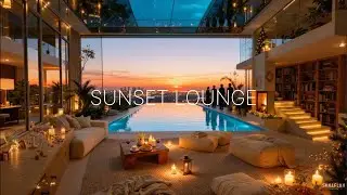 Christmas Sunset Pool Lounge Groovy Upbeat House & Jazzy Background Music