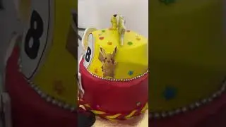 Non fondant edible super heroes theme, two tier different flavour eggless cake